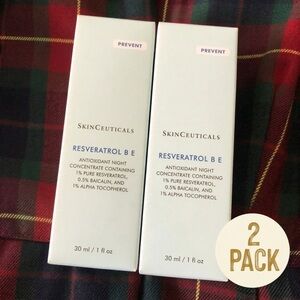 SkinCeuticals Resveratrol B E Night Antioxidant Serum - 2 Pack